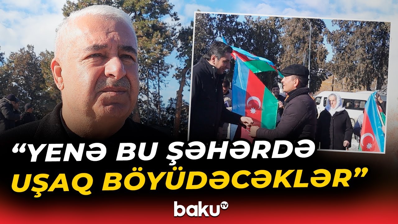 Xankəndi sakinlərinin sevinci | 