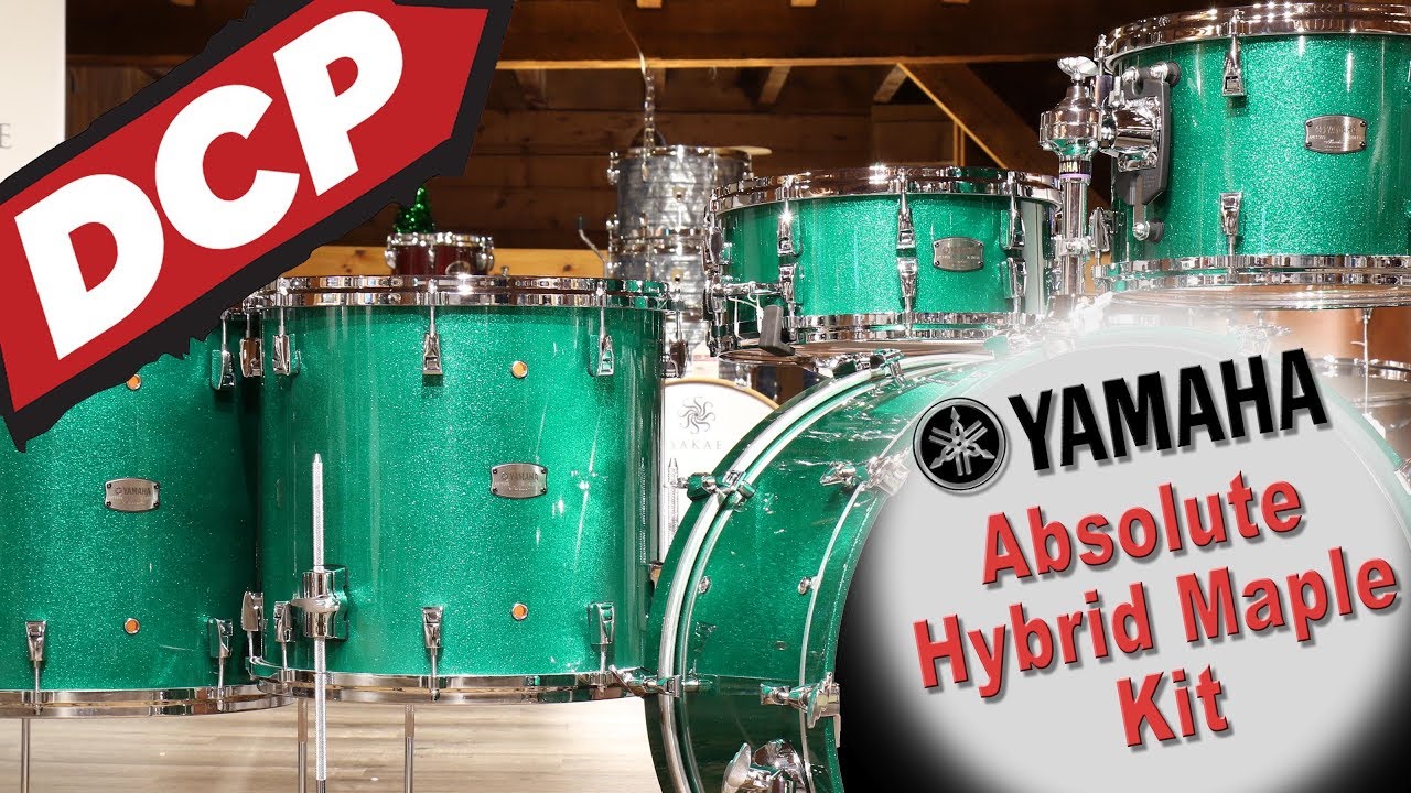 Yamaha Absolute Hybrid Drum Set 24/13/16/18/14 // Демо