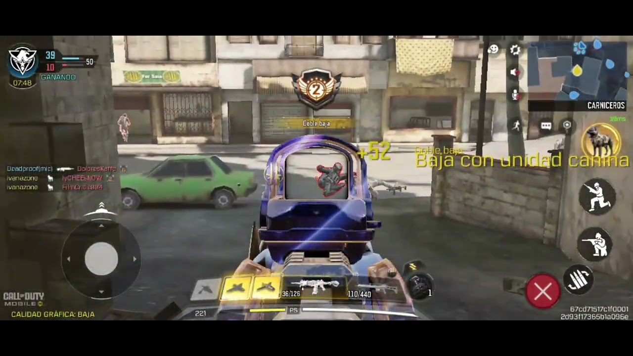 COD MOBILE ONLINE matanza con SCR1