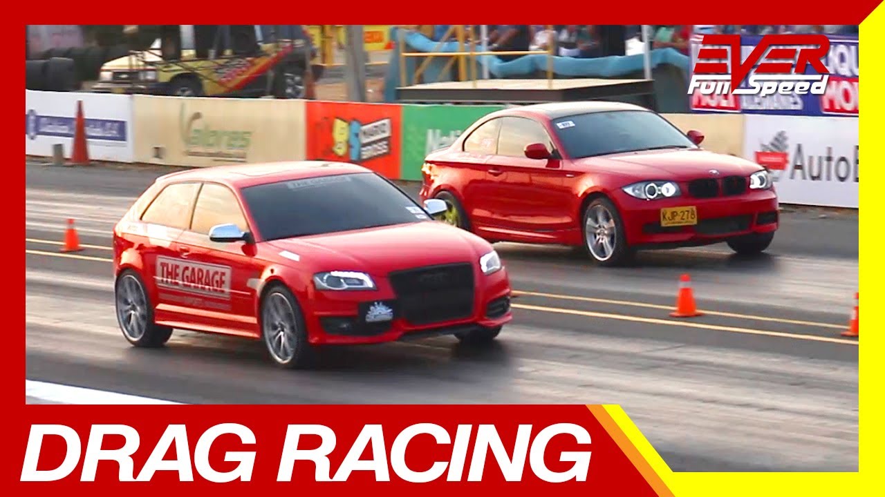 BMW 135i vs Audi S3 🔥 DRAG RACING 🔥 DUELO DE AUTOS 🚘🚦🚘