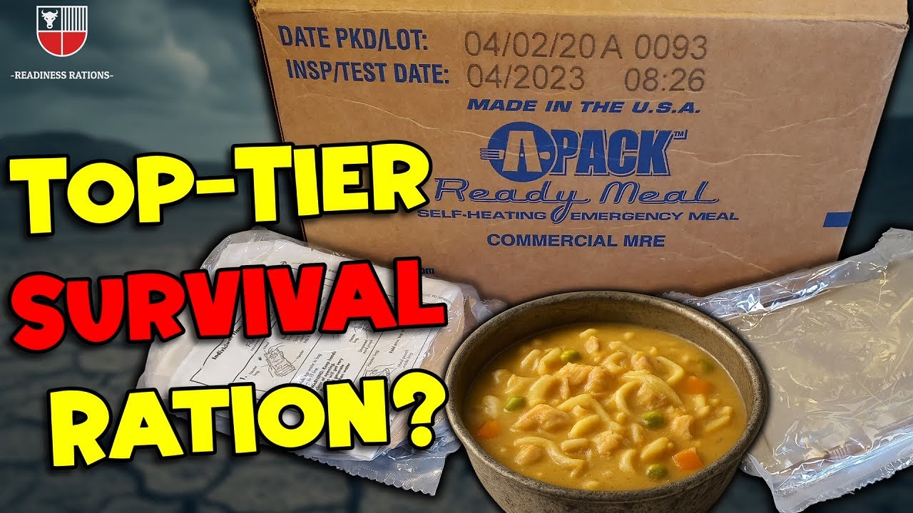 Emergency MRE Review: APack Ready Meal (2020 Update) Chicken & Noodles Commercial Meal Ready to Eat