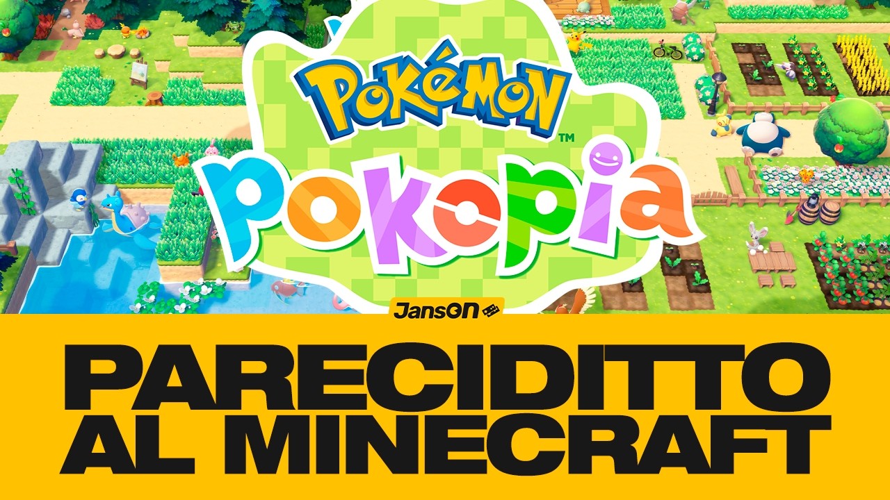 Pokémon Pokopia: Pareciditto a Minecraft - JansON