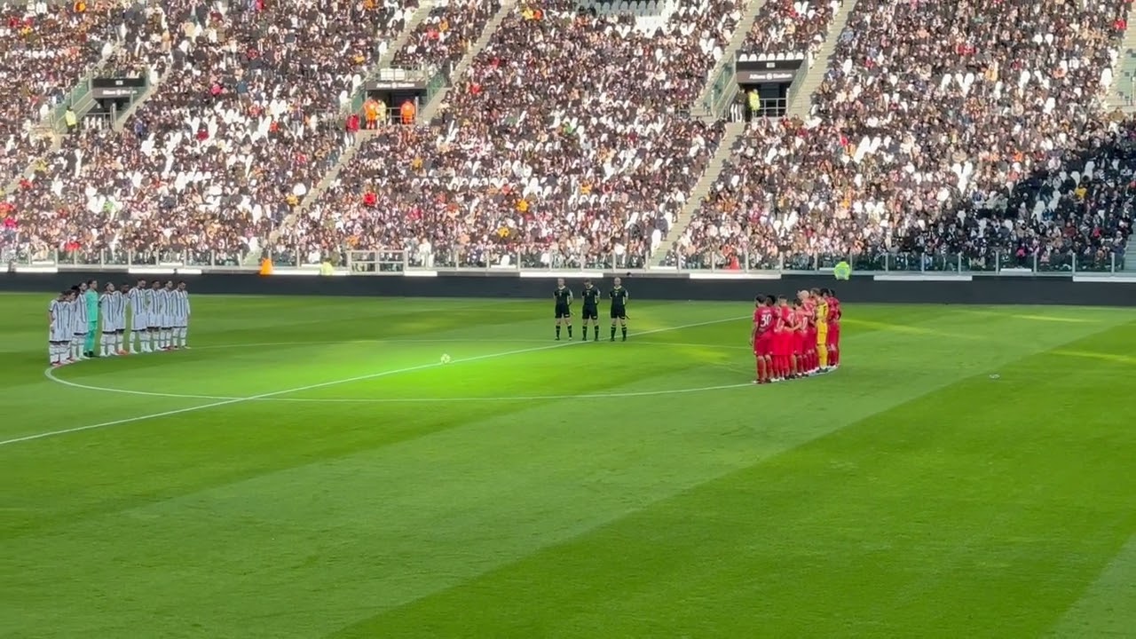 Juventus - Monza 29/01/23 - Minuto di silenzio Tavecchio: fischi dello Stadium e insulti alla Lega