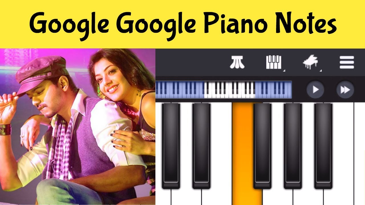 Google Google Song Piano Notes | Thuppakki | Perfect Piano Tamil Songs
