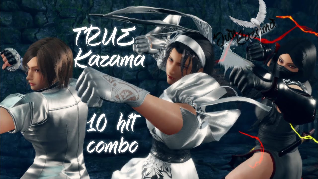 TEKKEN - TRUE Kazama 10 Hit Combo Evolution Gameplay | Jun Kazama, Jin Kazama, and Asuka Kazama