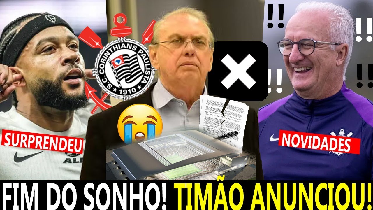 DEU RUIM! NAMING RIGHTS CANCELADO! MEMPHIS DEPAY CALA NETO! TIM&Atilde;O SUPERA sao paulo! NOVIDADES E+