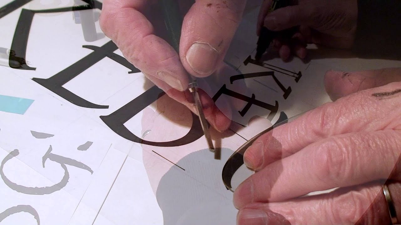 Un Dessinateur de Lettres - Albert Boton nous parle de son m&eacute;tier rare - HDV