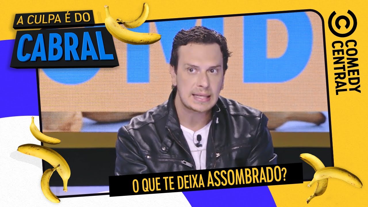 O que te deixa ASSOMBRADO? | A Culpa É Do Cabral no Comedy Central