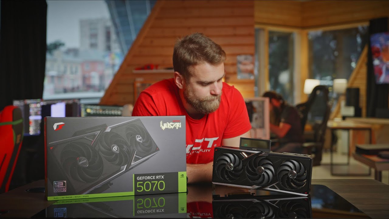 Огромная Colorful RTX 5070 Vulcan за 50-60 тысяч с WB!