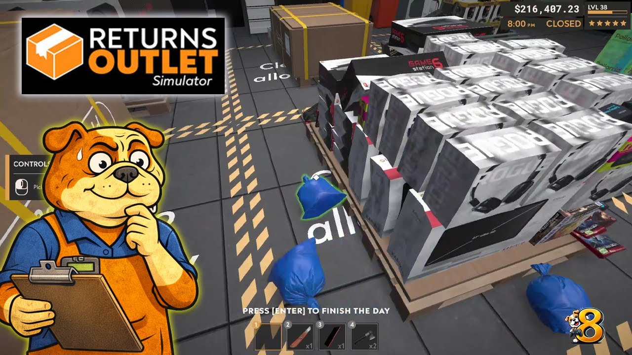 Аукционы… но умнее?! 💡 Видо пробует НОВУЮ стратегию! | Возвращает Outlet Simulator