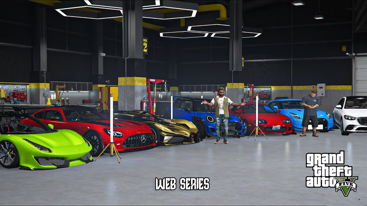 OUR NEW LUXURY CARS GARRAGE!! | GTA 5 Web Series Malayalam