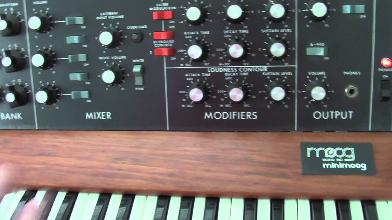 How to get FM Synthesis tones from a minimoog model D (by Synthpro)