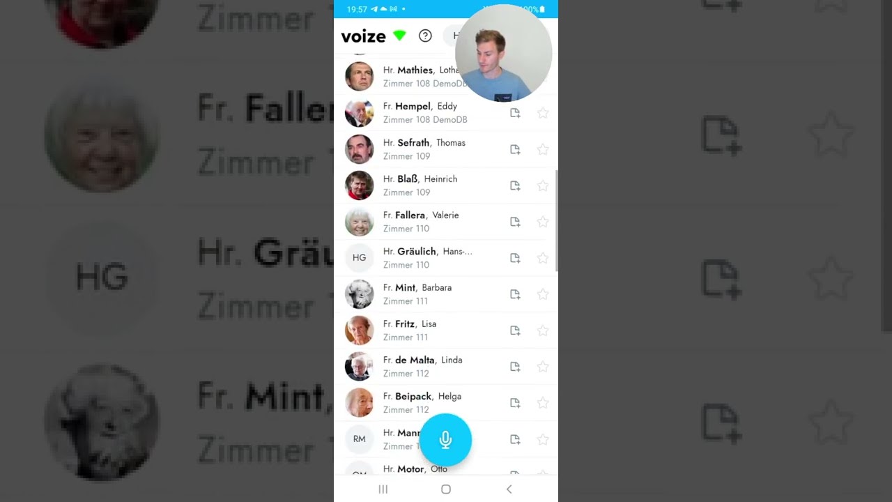 Übersicht | voize Pflege | App Schulung