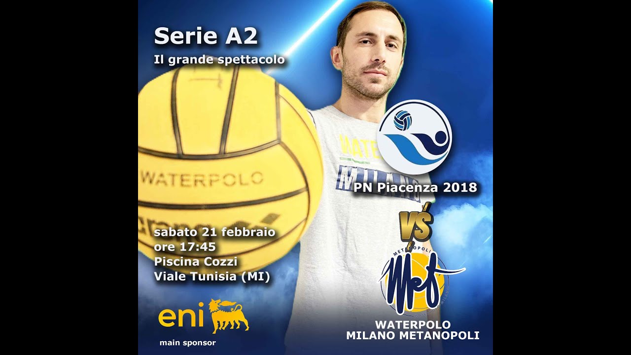 Waterpolo Milano Met. VS PN Piacenza 2018