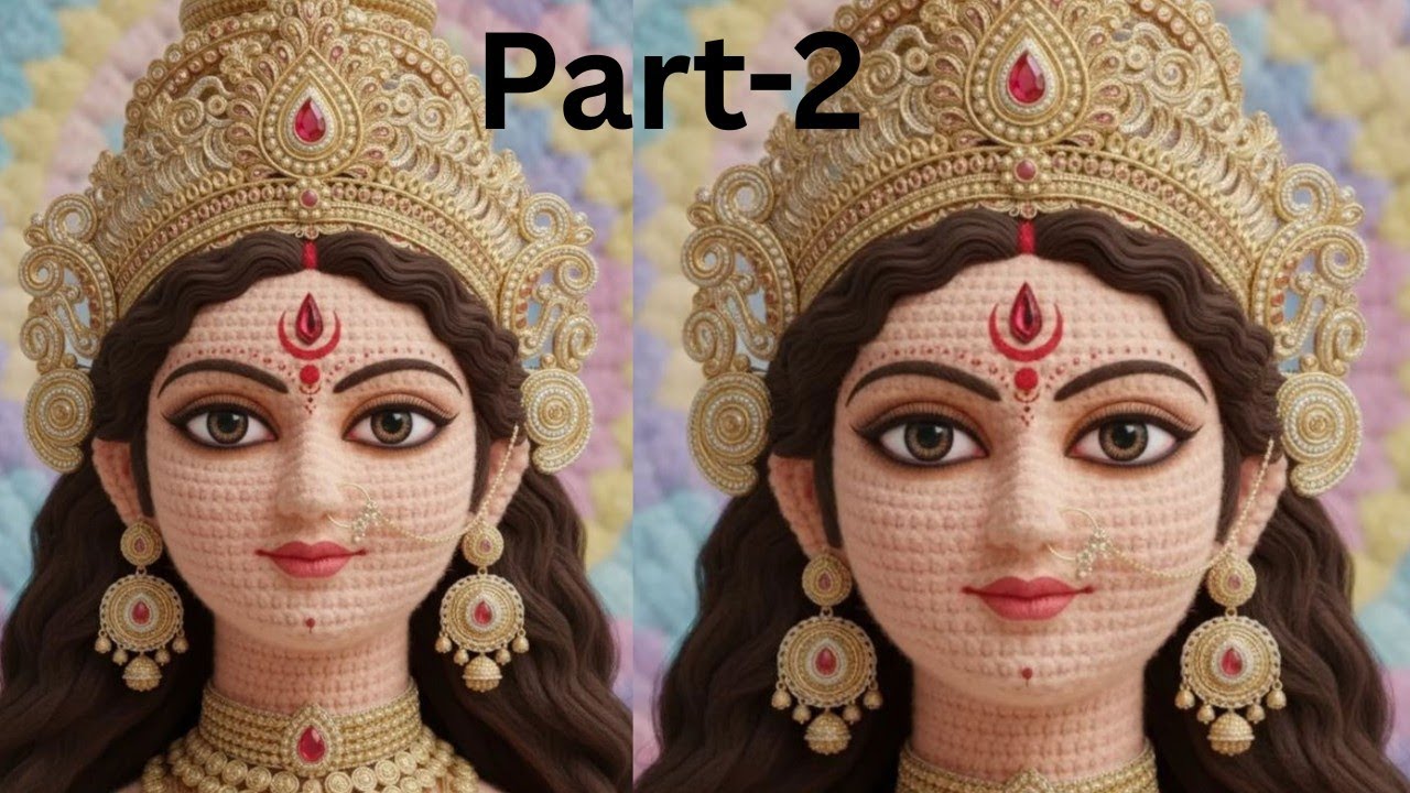 macrame Durga maa (part -2)/macrame Durga mata wall hanging/#macrame/#shorts/#yt/#ytshorts