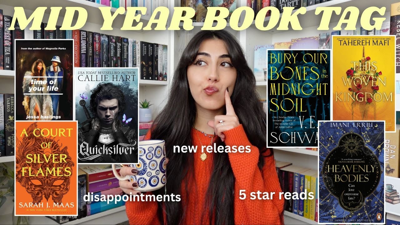 mid year book tag📚💌Anticipated releases, new fav authors, fictional crush, disappointments + more🤭