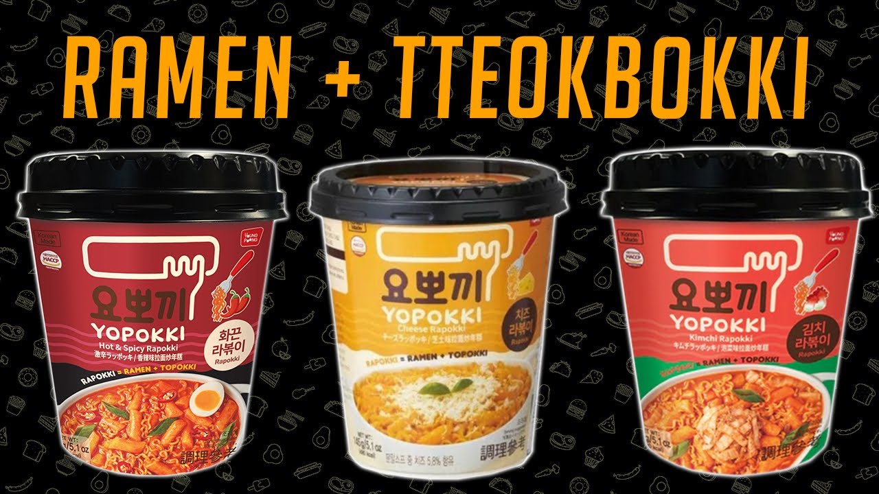 Rapokki: Ramen + Tteokbokki by Yoppoki Review | The best Korean Rice Cake flavor to try and buy!