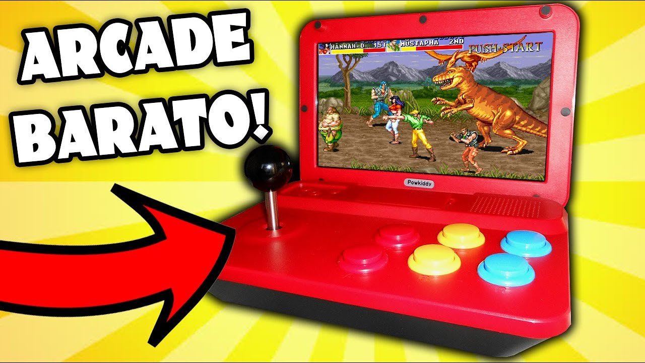 ASI ES POWKIDDY A13 - ARCADE PORTÁTIL BARATO Y BUENO! | Review
