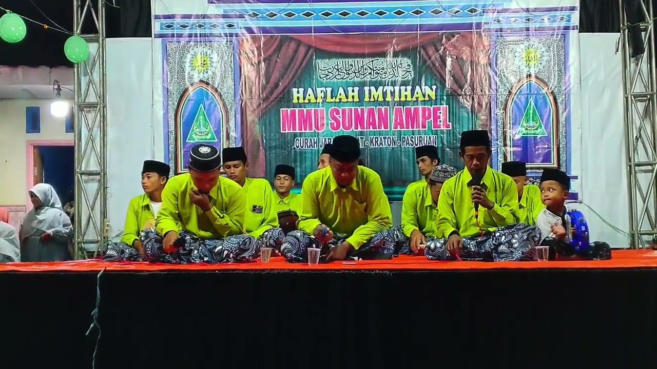 Pembukaan Haflatul Imtihan ||Madjliz Sholawat Sunan Ampel||