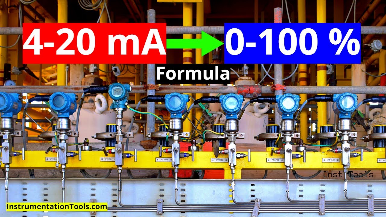 4-20 mA into 0-100 % Calculation Formula - Instrumentation Tutorials