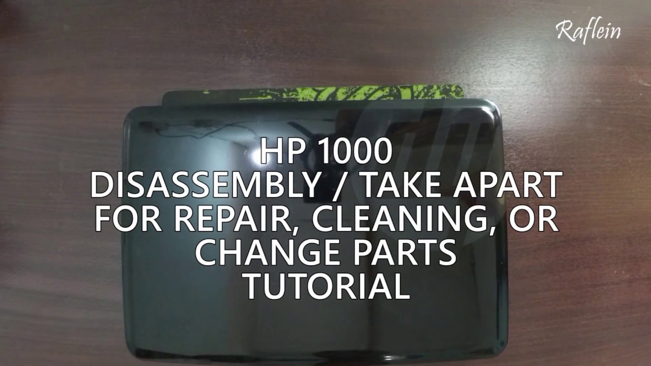 HP 1000 Laptop Disassembly | Fan Cleaning | Replace Parts