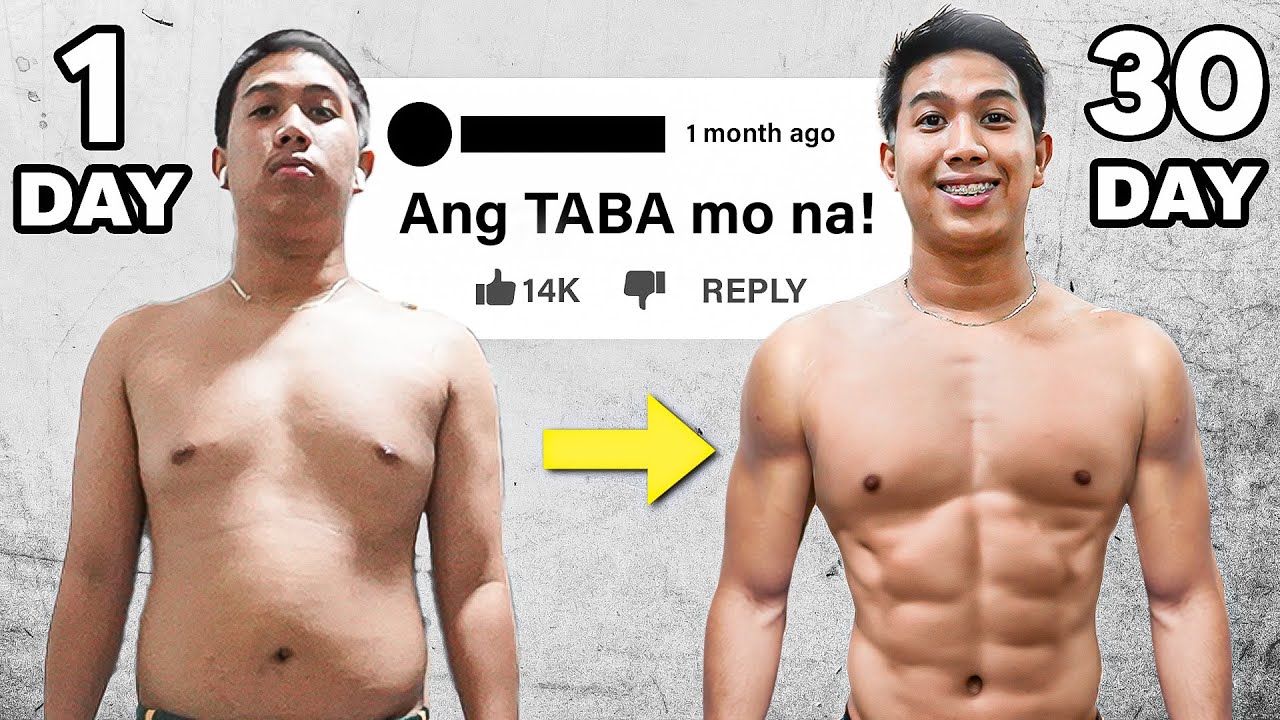 30 Days Body Transformation - Weight Loss Journey