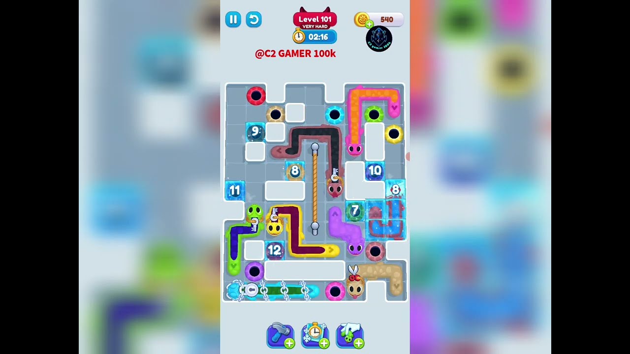 Gecko Out Level 101 walkthrough solution 