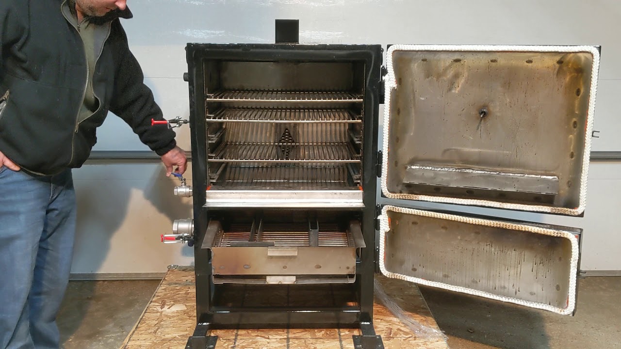 T&K Small Cabinet Smoker - Custom Stainless Upgrades Part 1