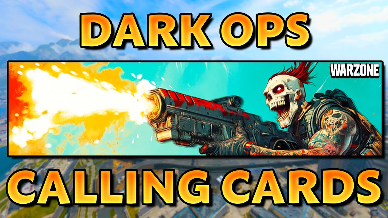 I unlocked EVERY Dark Ops Calling Card in Warzone