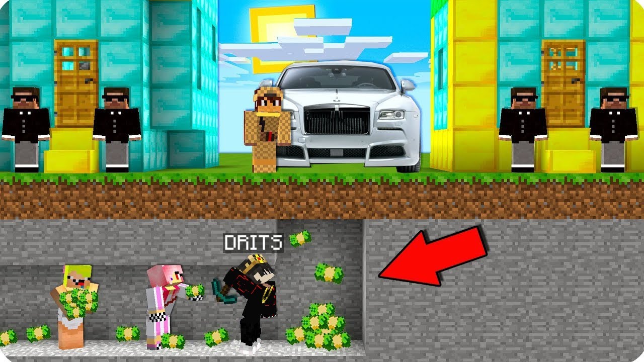 MILLIONERNI BOYLIKLARINI O'G'IRLAYMIZ 🤣 | UZBEKCHA MINECRAFT