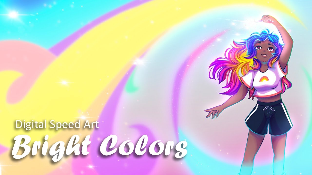 Bight Colors - Digital Speed Art
