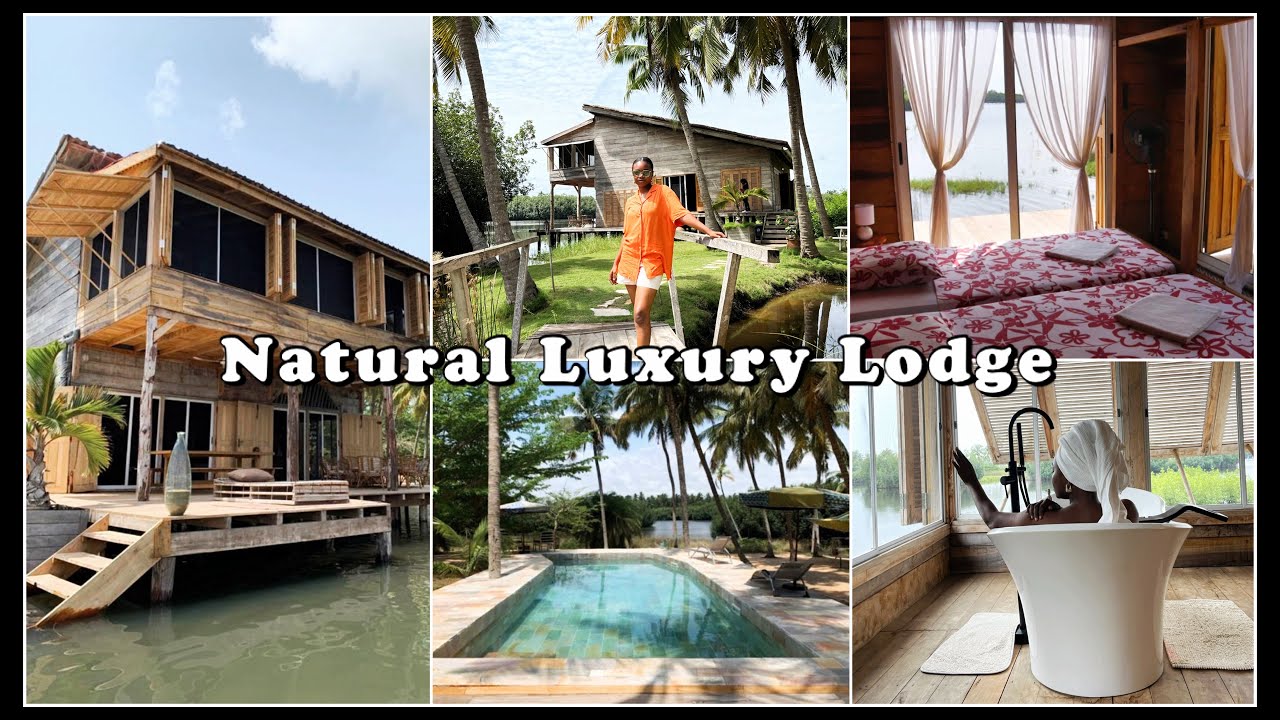 Inside A $400 3 Bedroom Floating Lake House In Ouidah Benin Republic 🇧🇯 | Natural Luxury Lodge