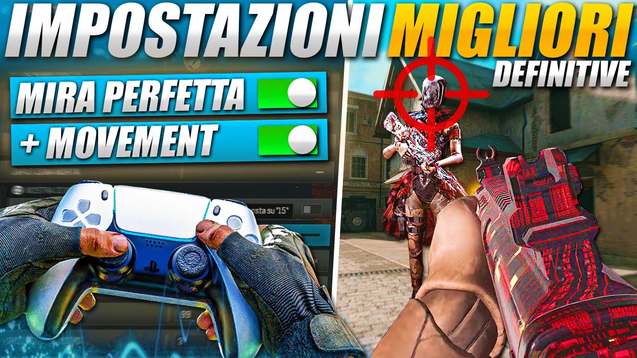 Usa le MIGLIORI IMPOSTAZIONI per MIRA e MOVEMENT da PRO PLAYER su WARZONE! (Guida Definitiva)
