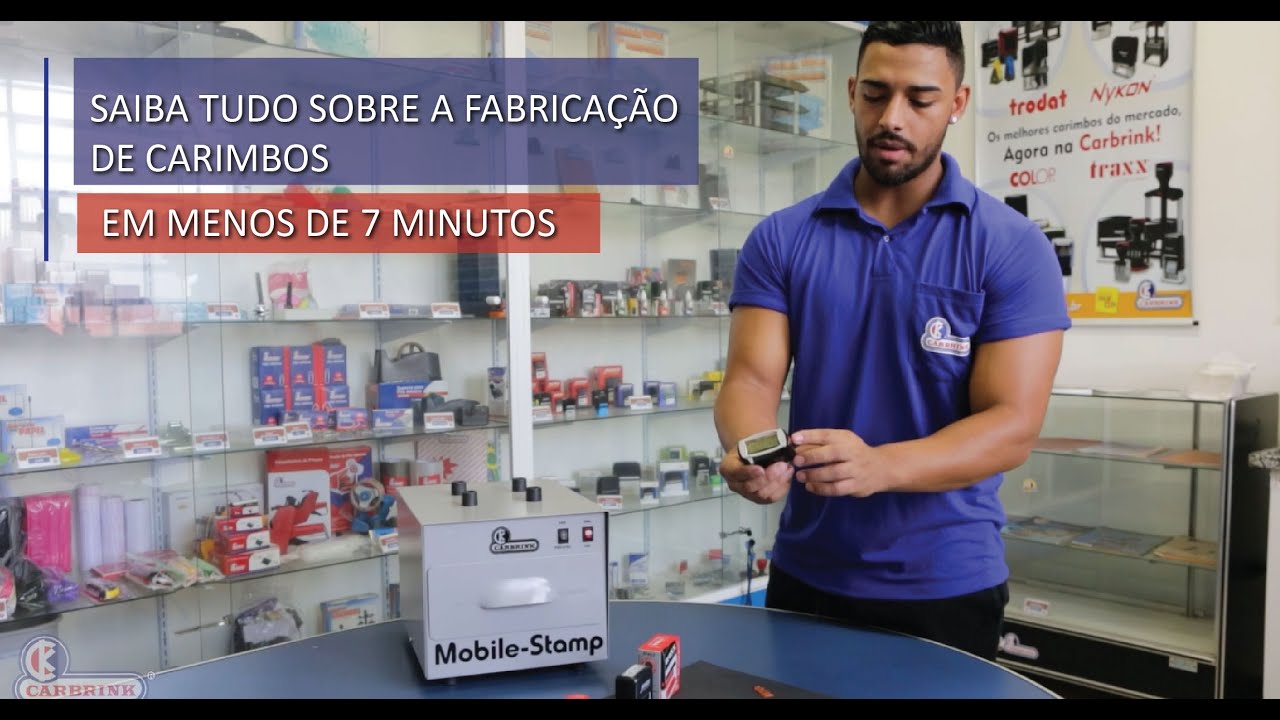 Passo a passo de como fazer carimbos - Em menos de 7 minutos