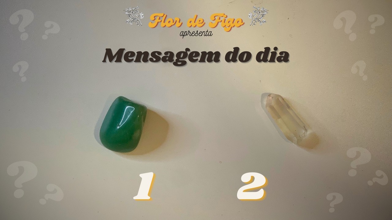 🐝 O que você PRECISA ouvir HOJE 💛 | Escolha suas cartas | Flor de Figo Tarot