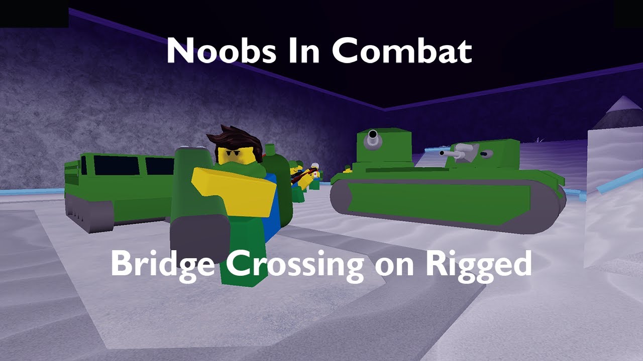 How to beat Bridge Crossing solo on Rigged (Noobs In Combat, Roblox)
