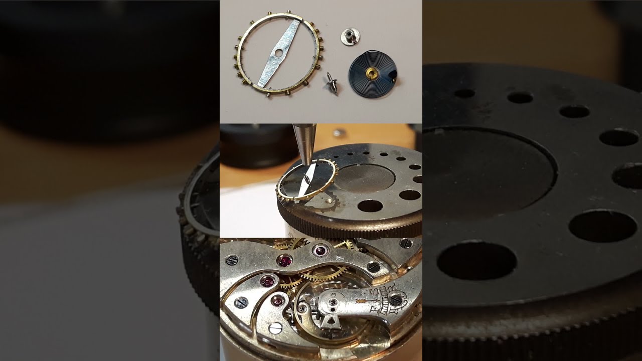 Wrist watch balance stem making - Cornehl Watches