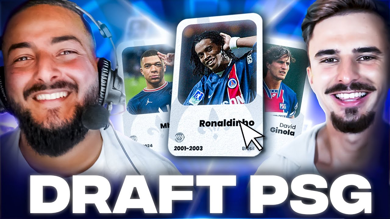 😂 LA DRAFT DU PSG, QUI AURA LE MEILLEUR 11 ? (FEAT BR10)