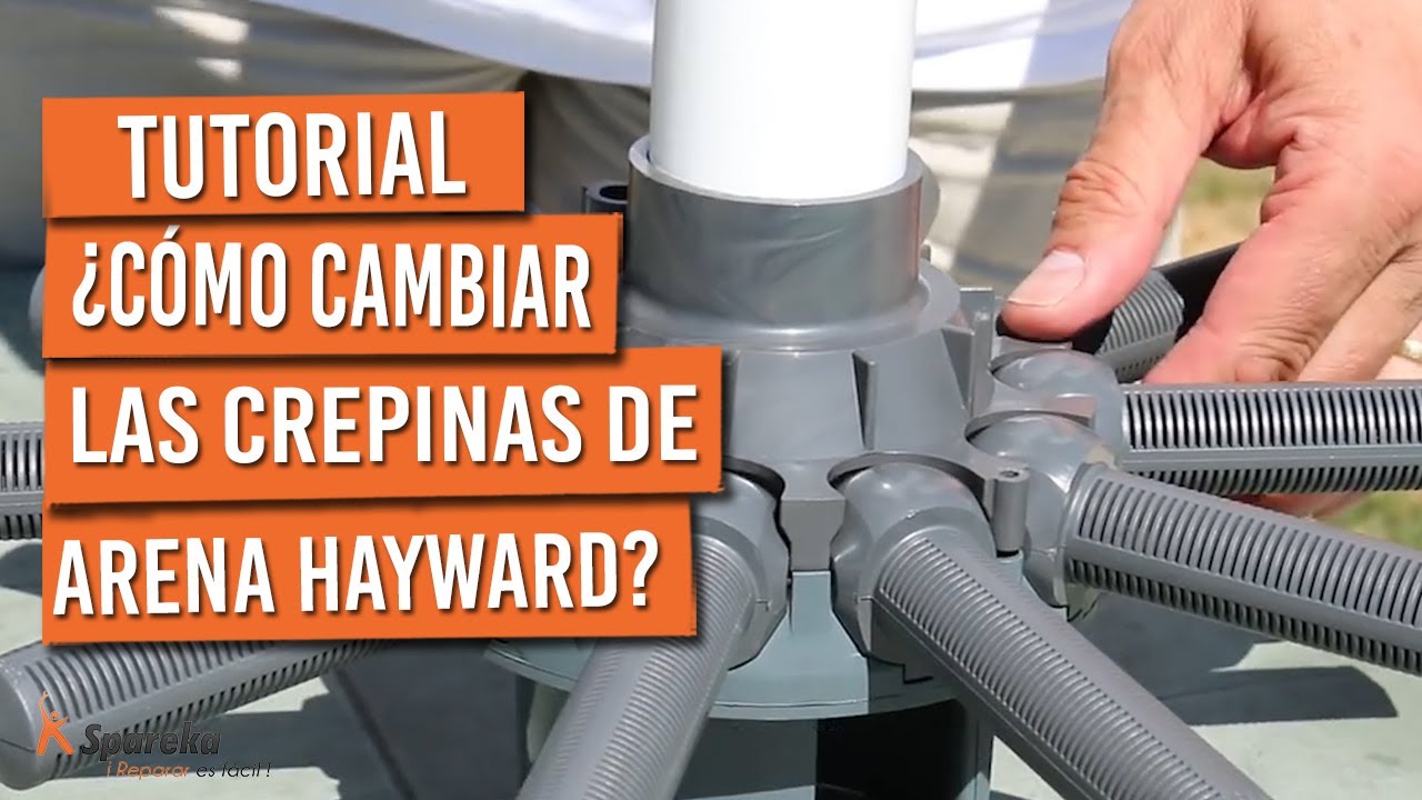 ¿Cómo cambiar las crepinas de arena Hayward?