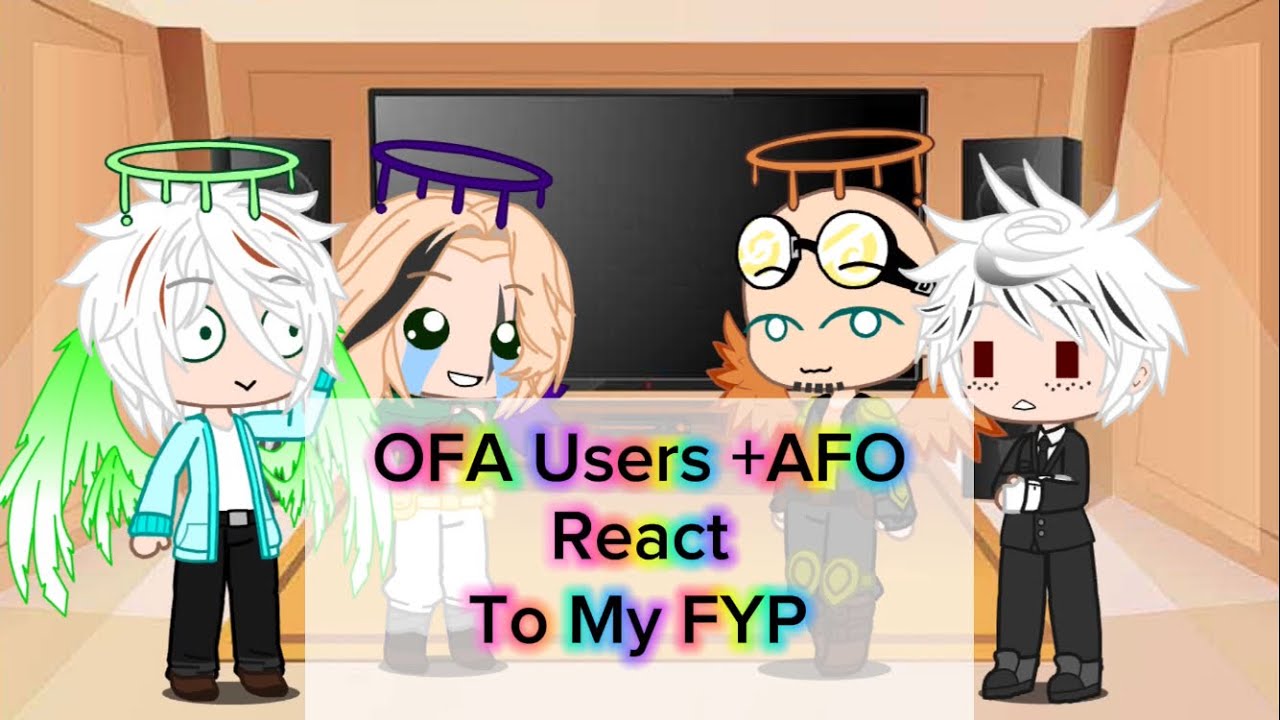 OFA Users +AFO React To My FYP (Mostly Cats 😅) // Gacha Club
