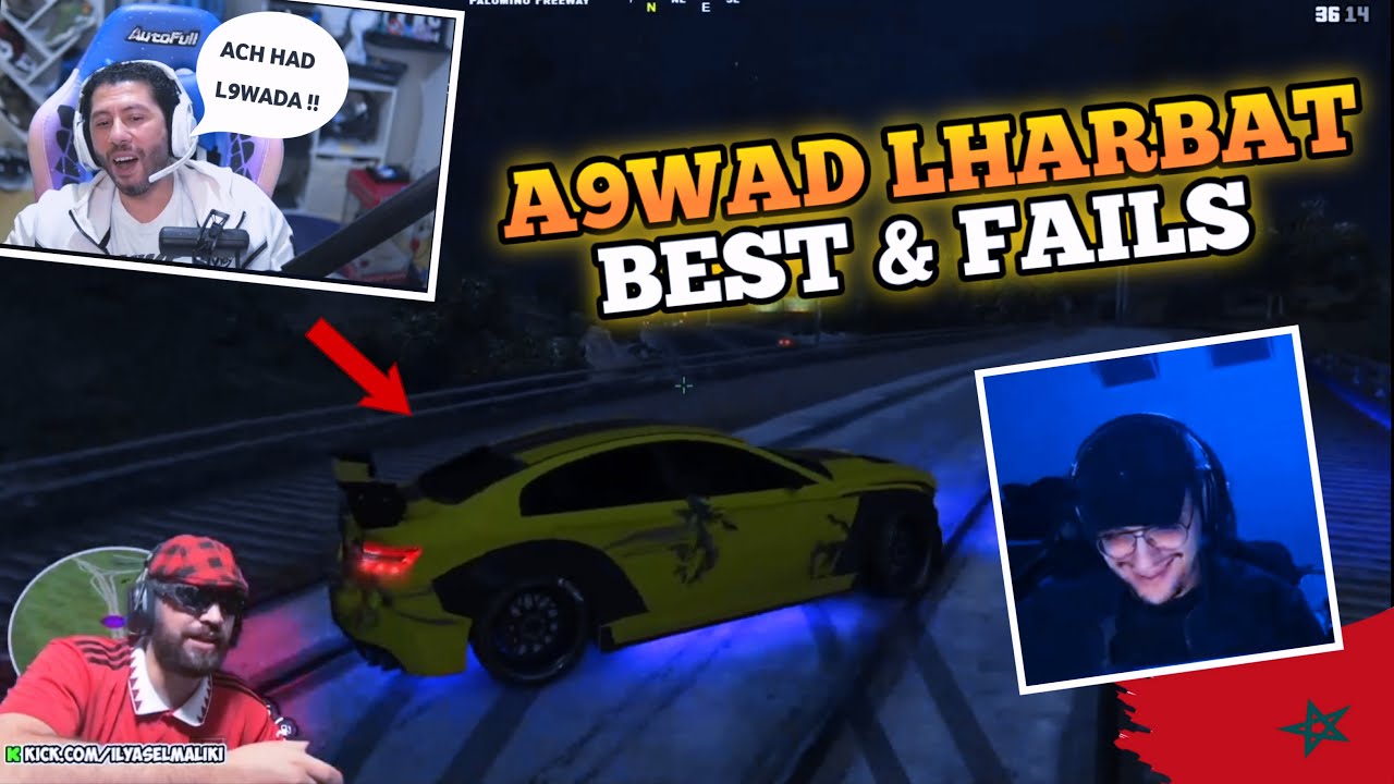 GTARP MAROC 🇲🇦 | BEST & FAILS HARBAT😂🚩