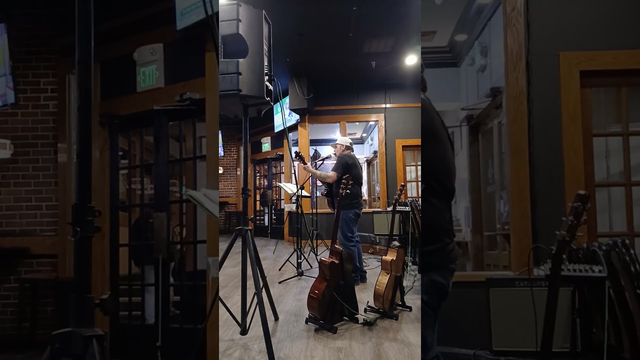 Piano Man by Billy Joel (Acoustic Cover) Live at Bare Bones Grill
