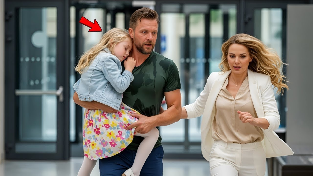 Ein kleines Mädchen brach vor der Klinik zusammen – was ein Vater dann erfuhr, zerreißt das Herz.