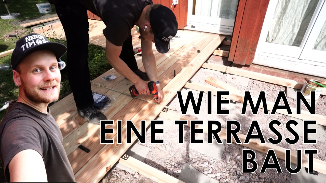 Wie man eine Terrasse selbst baut | Zimmermeister zeigt wie