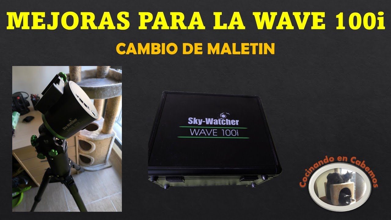 Wave 100i Cambio de Maletin #astronomia