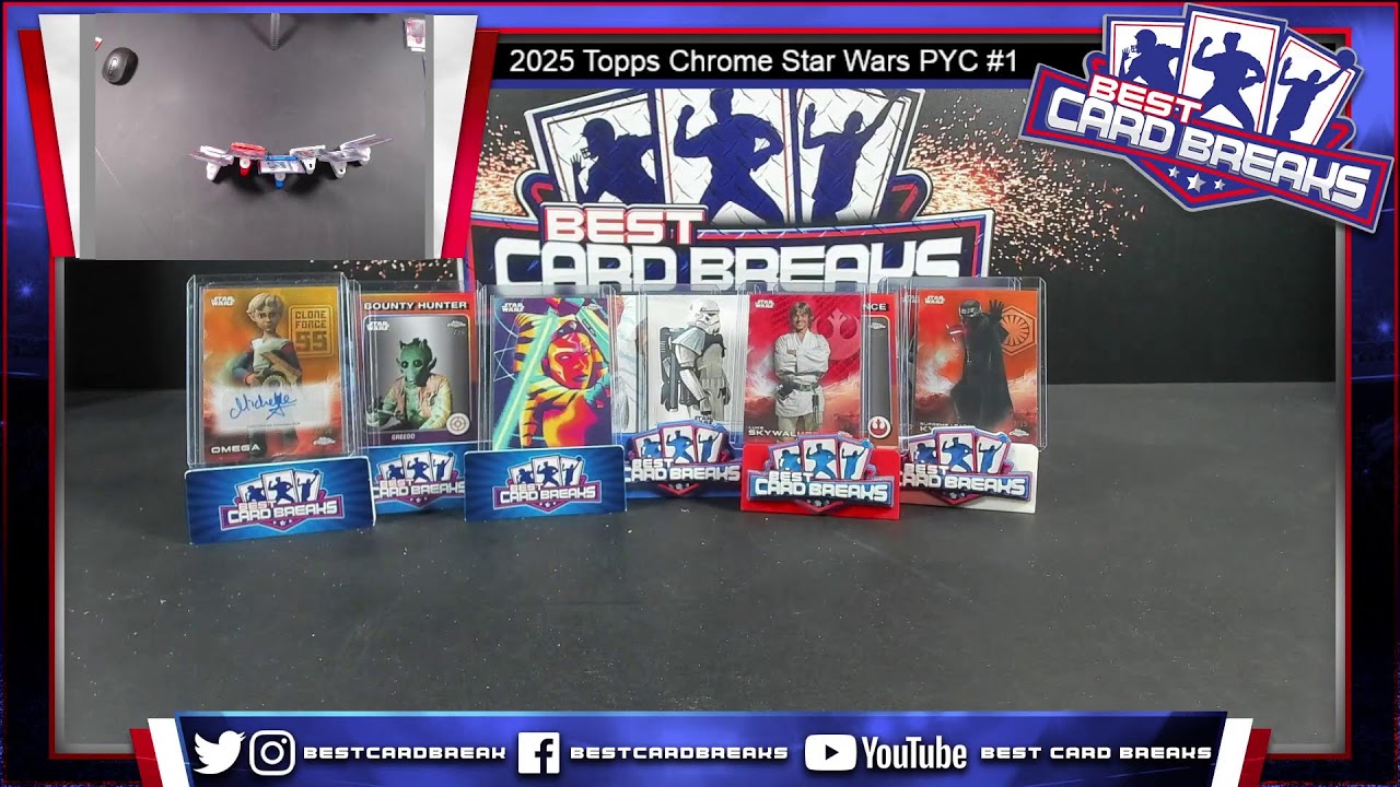 EBAY BREAK - 2025 Topps Chrome Star Wars Hobby 8 Box Case Pick Your Character #1 8/23/25