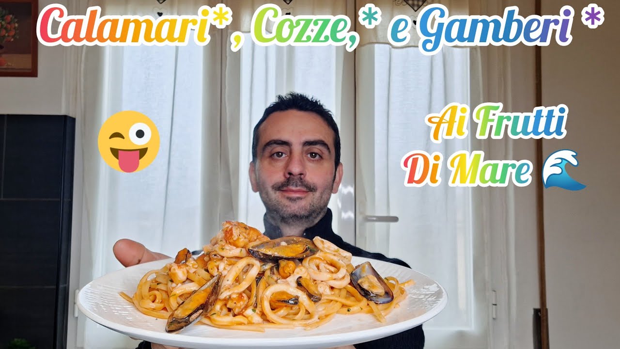 Linguine ai Frutti di Mare 🌊 🌊 😋🦐