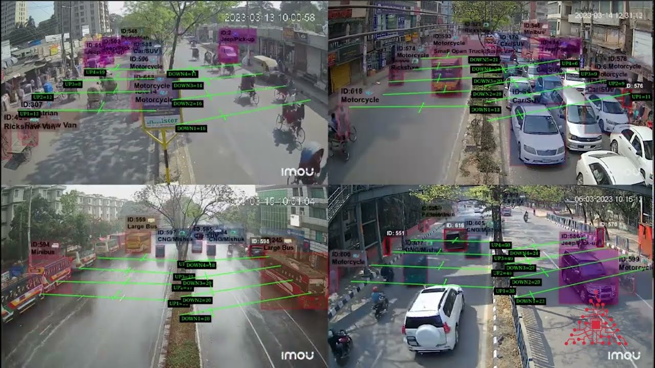 AI Powered Traffic System in Bangladesh.