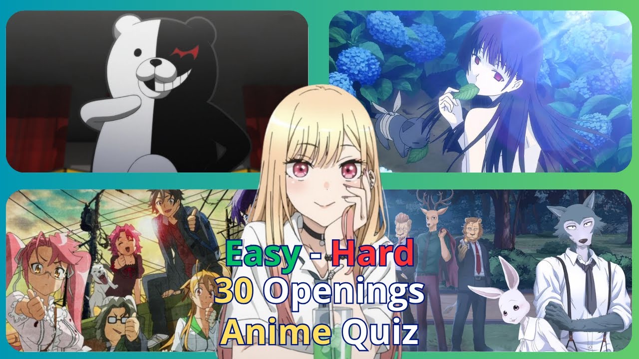 Anime Opening Quiz [From Easy - Hard - Easy again] (Nr. 7)