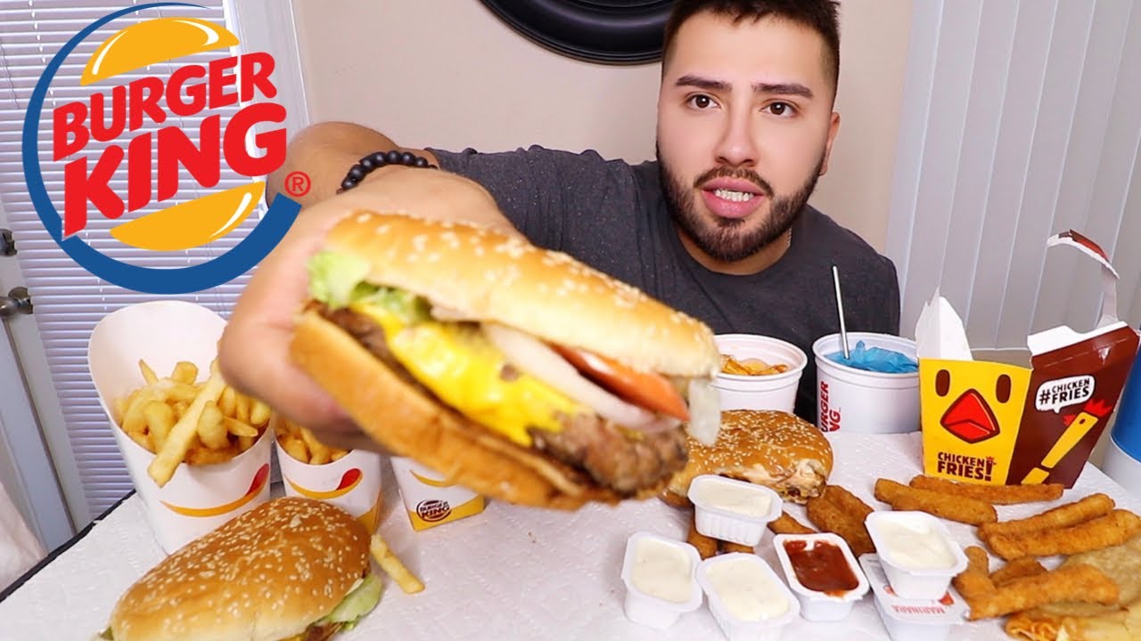 Huge Burger King MUKBANG